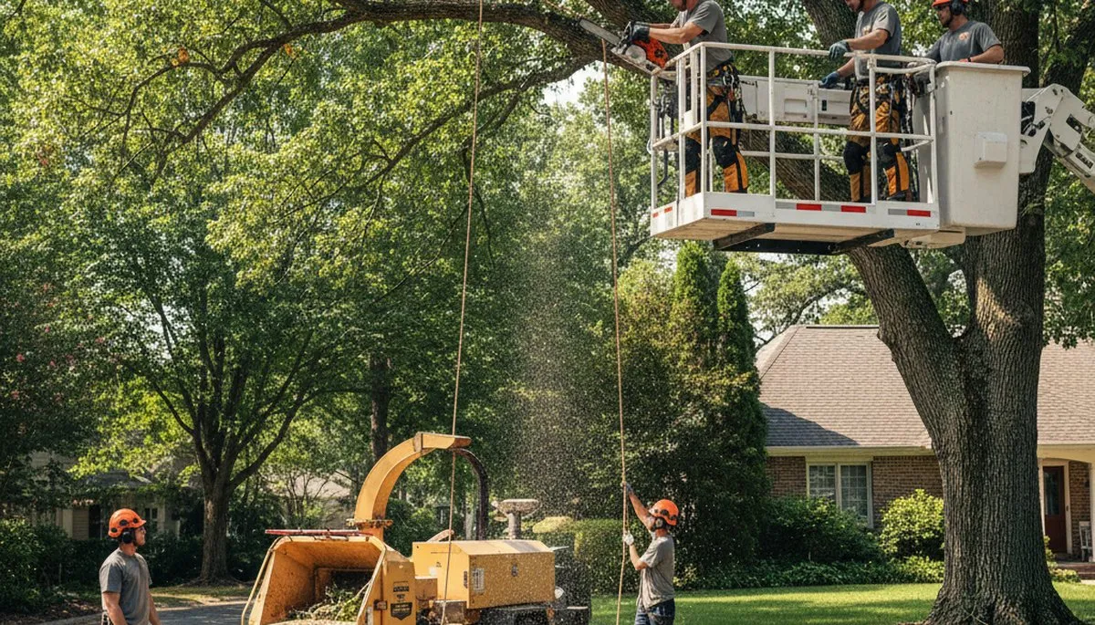 Tree removal crew serving West Palm Beach, FL, for storm-damaged and overgrown trees